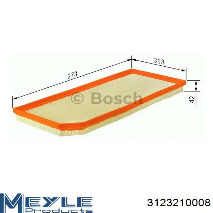 Повітряний фільтр 3123210008 Meyle