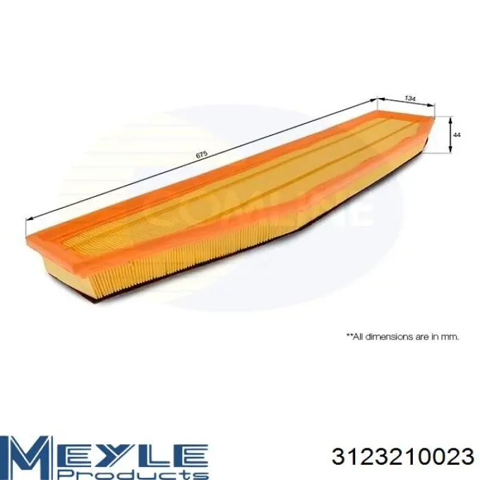 Фільтр повітряний Meyle 3123210023