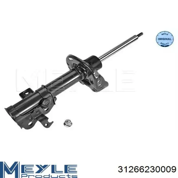 Амортизатор передній, правий Meyle 31266230009 ціна, від 44.53 USD