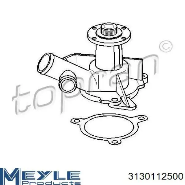 Помпа охолодження BMW 11519071561 ціна, від 29.64 USD