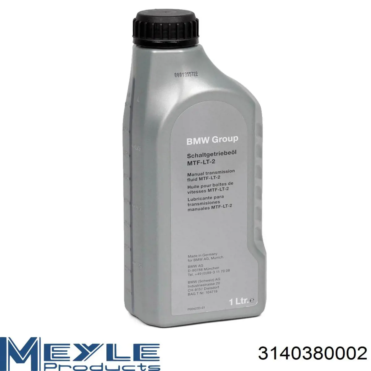 Клапан вентиляції картерних газів 3140380002 Meyle