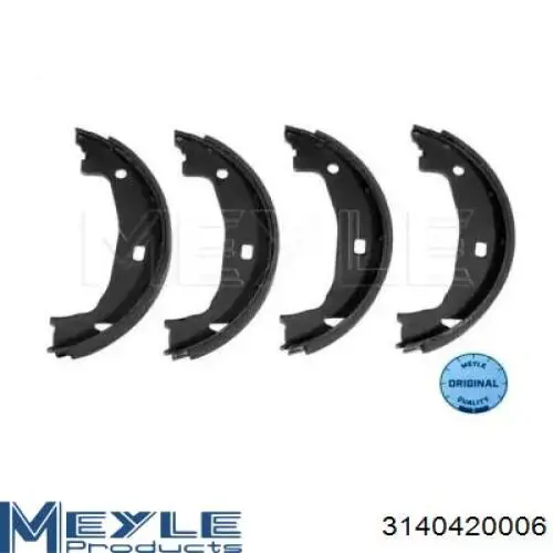 Колодки ручника / стоянкового гальма Bosch 986487608 ціна, від 19.03 USD