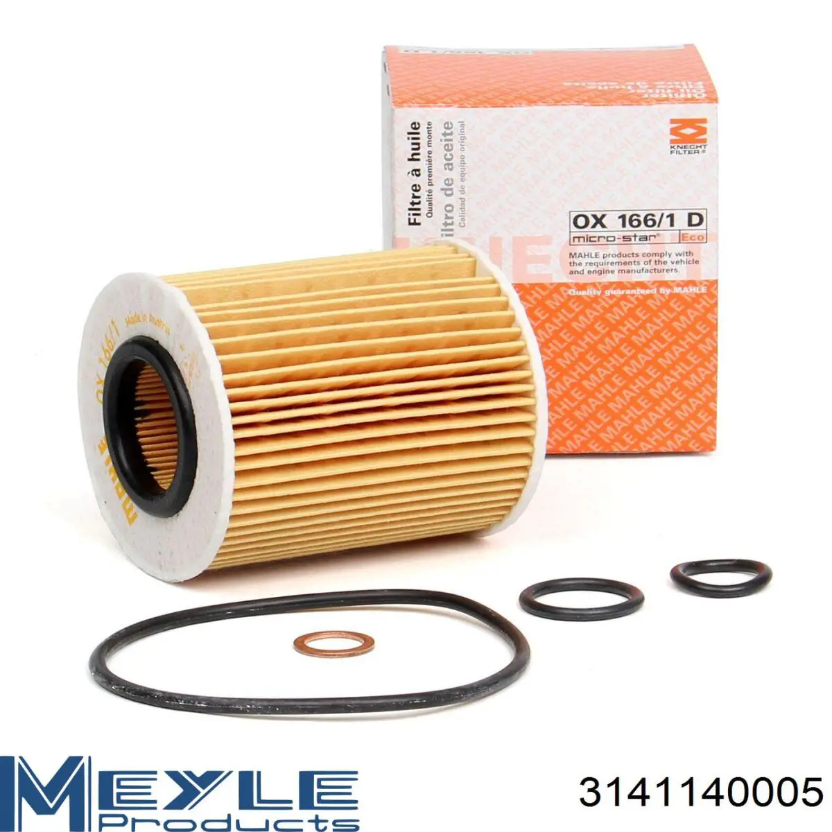 Масляний фільтр OX1661 Mahle Original