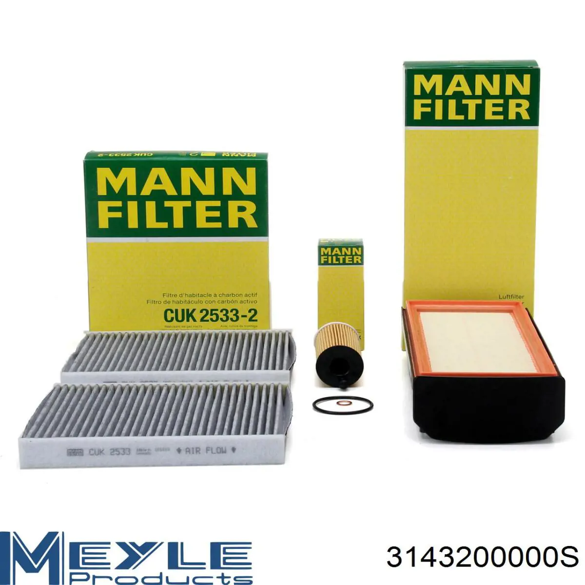 Повітряний фільтр салону Meyle 3143200000S