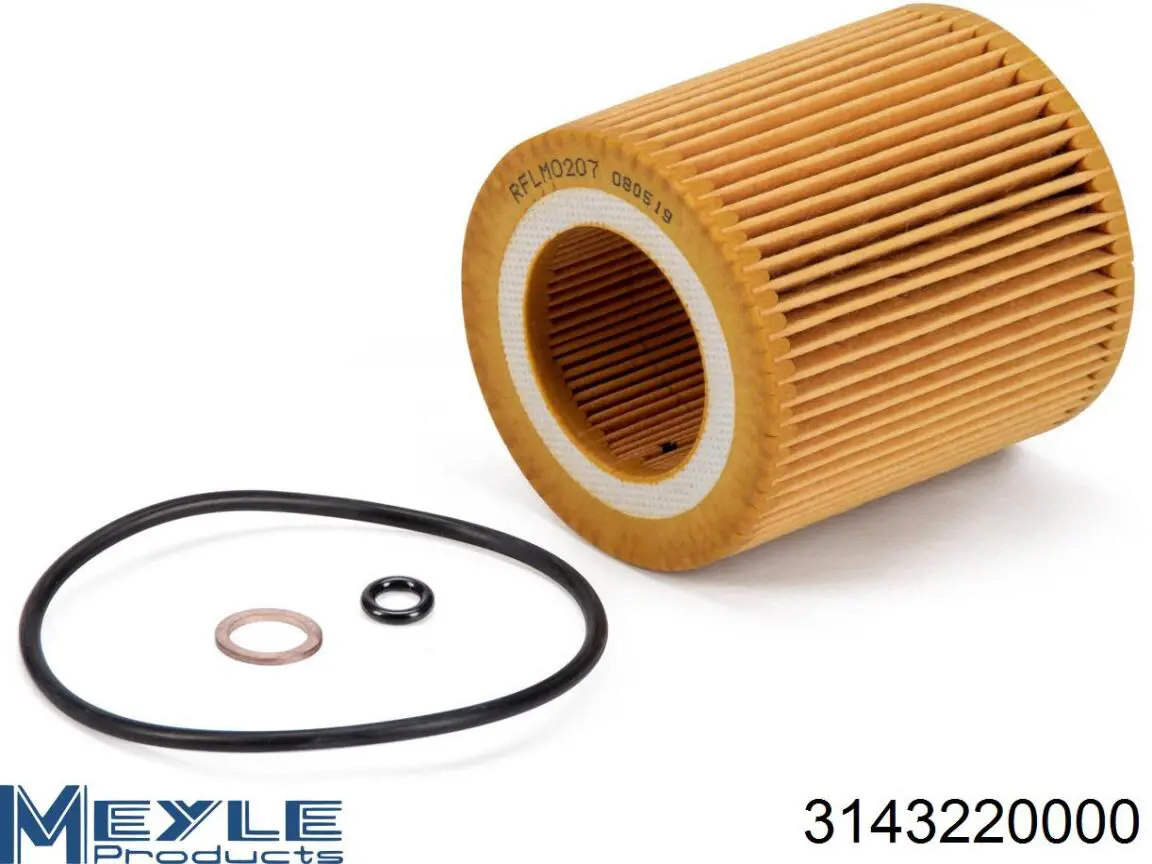 Масляний фільтр двигуна Meyle 3143220000 ціна, від 7.03 USD