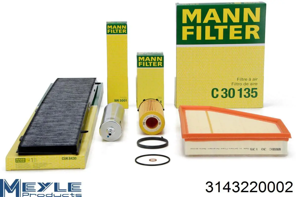 Масляний фільтр двигуна Meyle 3143220002 ціна, від 11.41 USD