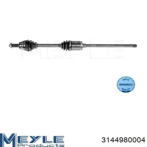Піввісь передня, права Meyle 3144980004 ціна, від 144.59 USD