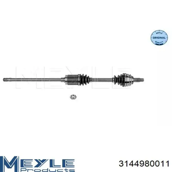 Піввісь передня, права Meyle 3144980011 ціна, від 106.26 USD