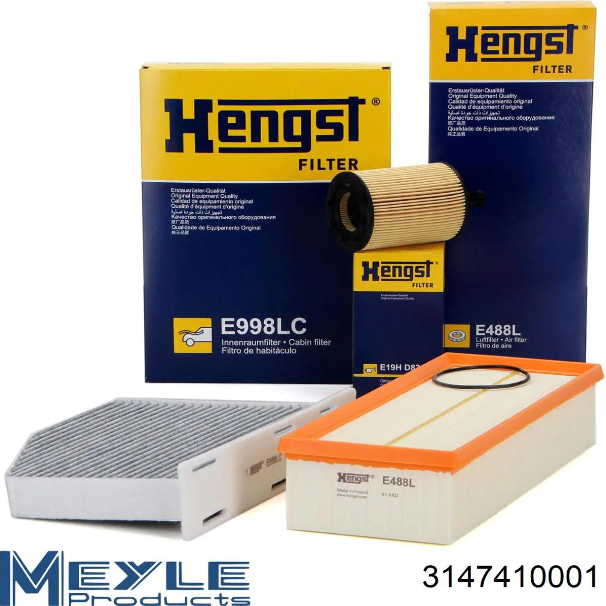 Купити 3147410001 Meyle Опора амортизатора заднього
