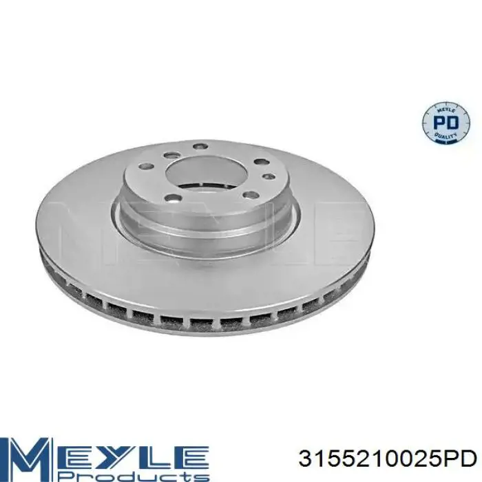 Диск переднього гальма Meyle 3155210025PD ціна, від 99.24 USD