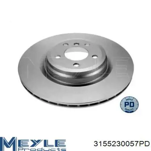 Задні дискові гальма Meyle 3155230057PD ціна, від 92.44 USD