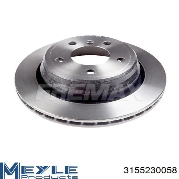 Купити 3155230058 Meyle Диск заднього гальма