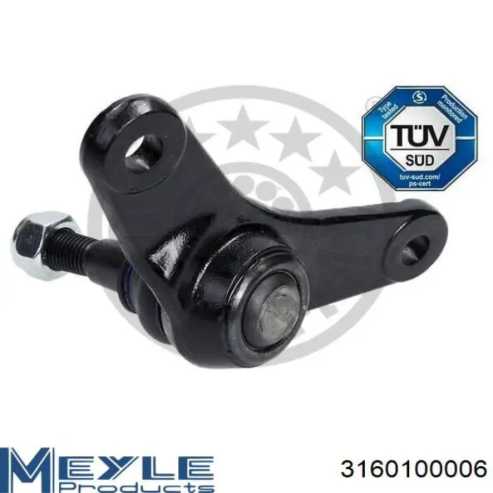 Кульова опора, нижня, права Polcar S6051502