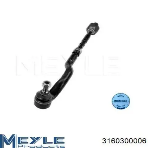 Тяга рульова в зборі, ліва Meyle 3160300006 ціна, від 41.61 USD