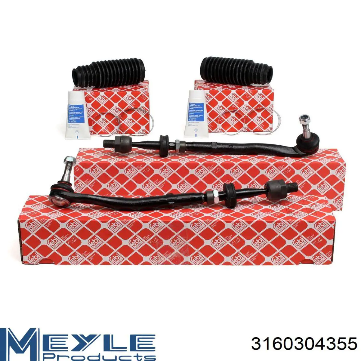 Тяга рульова в зборі, ліва Meyle 3160304355