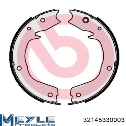 Колодки ручника SBC09850 Starline