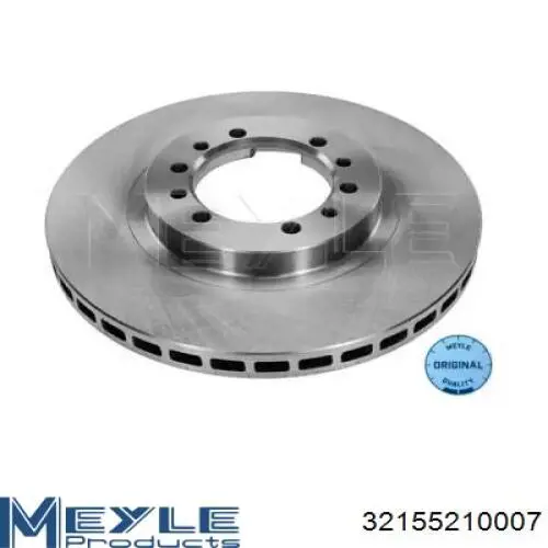 Диск переднього гальма Meyle 32155210007 ціна, від 31.45 USD