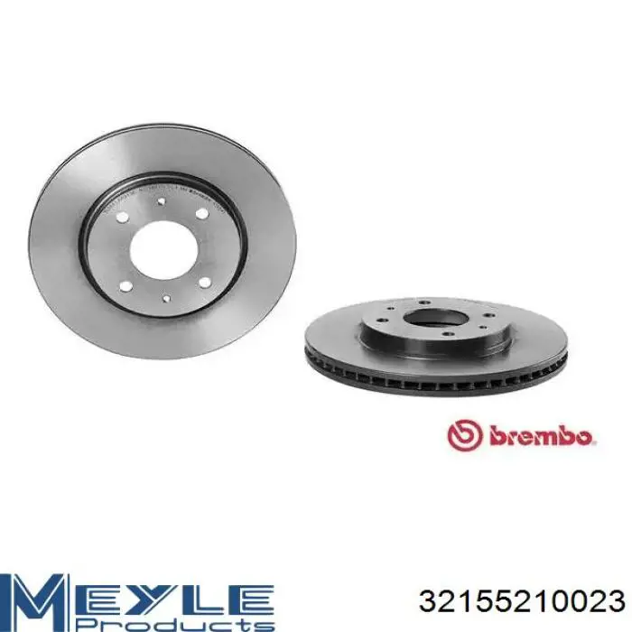 Диск переднього гальма Meyle 32155210023 ціна, від 33.52 USD