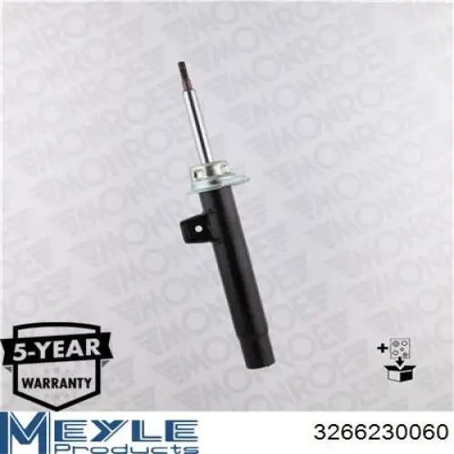 Амортизатор передній, правий Meyle 3266230060 ціна, від 68.54 USD