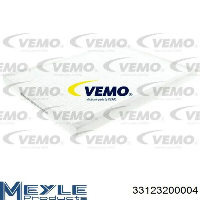 Повітряний фільтр салону Meyle 33123200004