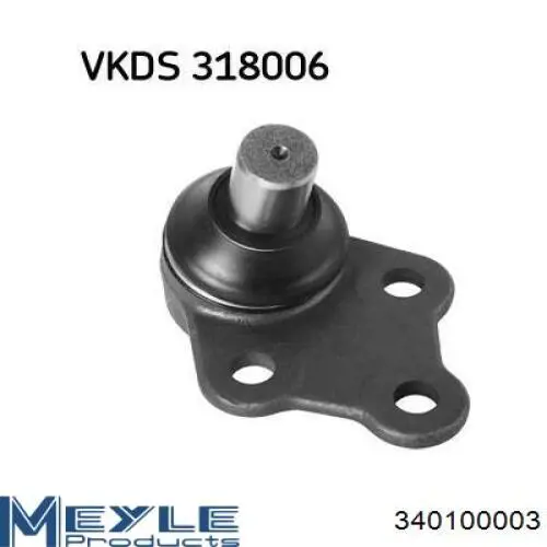 Кульова опора, нижня Meyle 340100003 ціна, від 16.21 USD