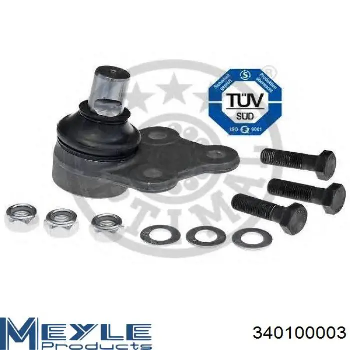 Купити 340100003 Meyle Кульова опора, нижня