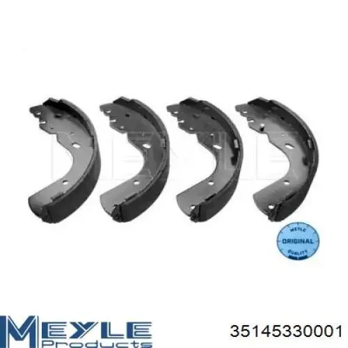 Купити SBC08450 Starline Колодки гальмові задні, барабанні