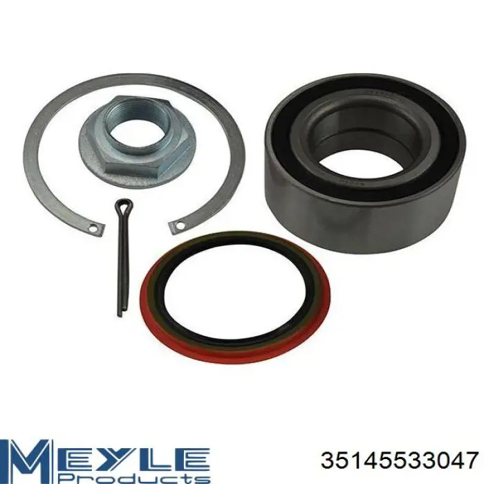 Комплект підшипник маточини передньої GMB GH040040 ціна, від 16.73 USD