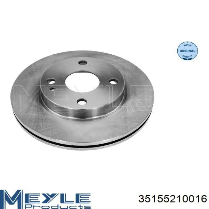 35155210016 Meyle диск гальмівний передній