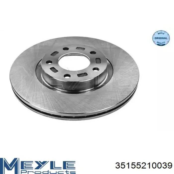 Диск переднього гальма Meyle 35155210039 ціна, від 43.07 USD