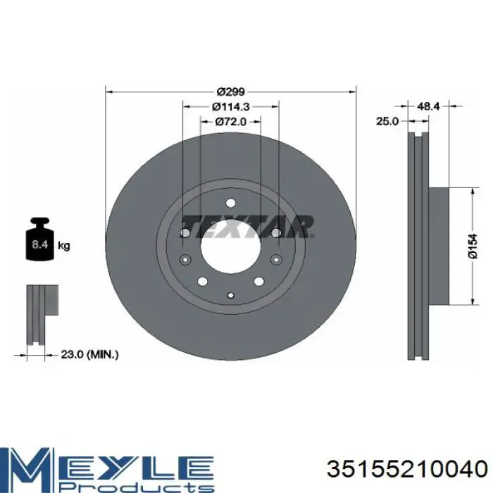 Диск переднього гальма Starline SPB20917 ціна, від 51.61 USD