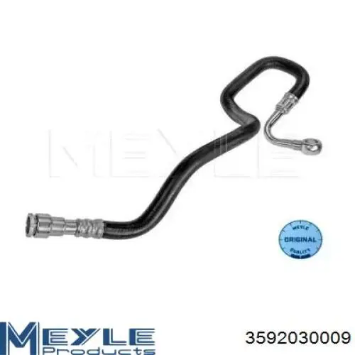 Купити 3592030009 Meyle Шланг ГПК, низького тиску, від рейки/механізму до радіатора