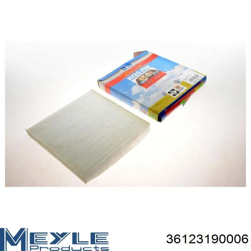 Фільтр повітряний обігрівача Meyle 36123190006 ціна, від 5.92 USD