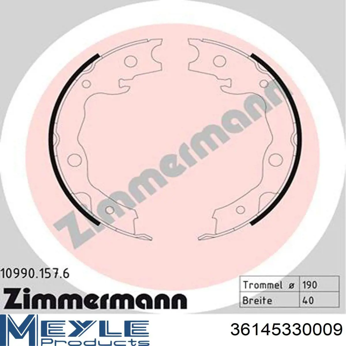 Купити RM1320 Goodrem Гальмівні колодки гальма стоянки