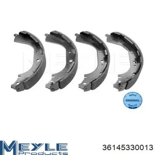 Купити 986487464 Bosch Колодки гальмові задні, барабанні