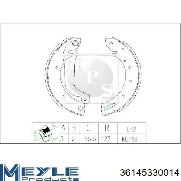 Колодки гальмові задні, барабанні Protechnic PRS0317 ціна, від 48.01 USD