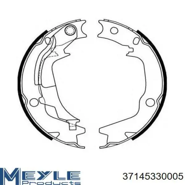 Колодки ручника 37145330005 Meyle