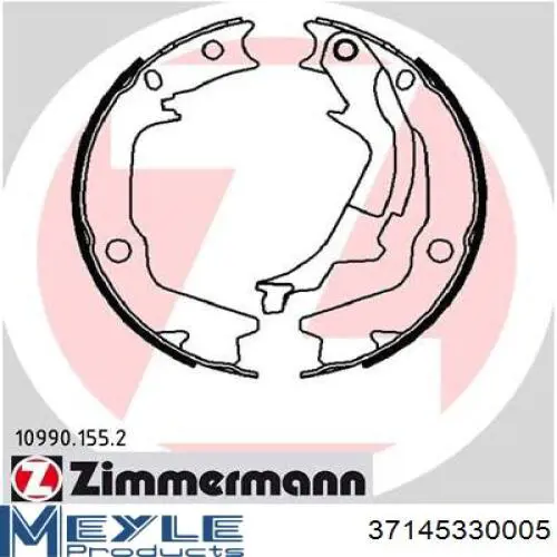 Колодки ручника / стоянкового гальма Meyle 37145330005 ціна, від 30.82 USD