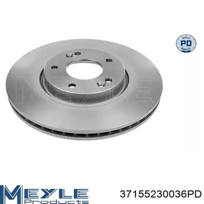 Купити 37155230036PD Meyle Диск заднього гальма