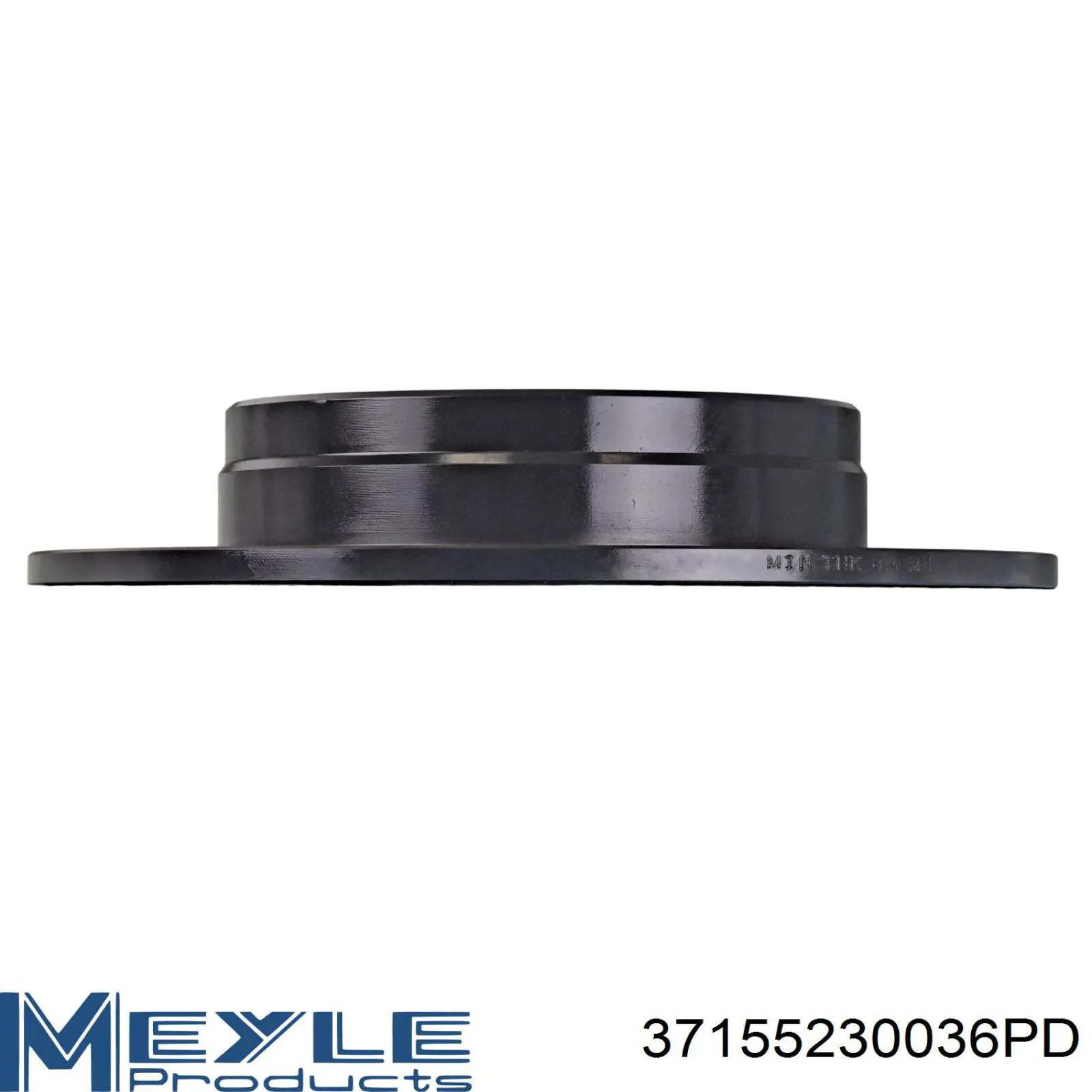 Диск гальмівний задній Meyle 37155230036PD