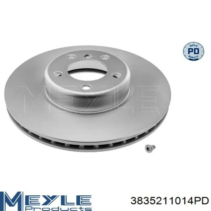 Диск гальмівний передній Blue Print ADB114375