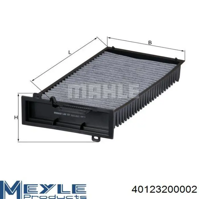 698541 VALEO Внутрішньосалонний фільтр