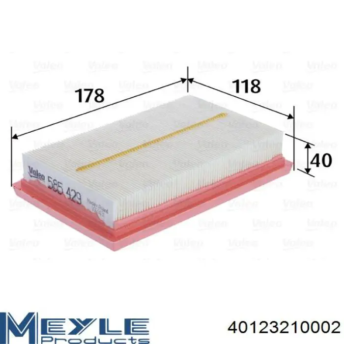 Повітряний фільтр K7103 Mfilter