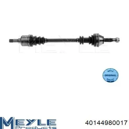 Привід передній лівий Meyle 40144980017 ціна, від 81.38 USD