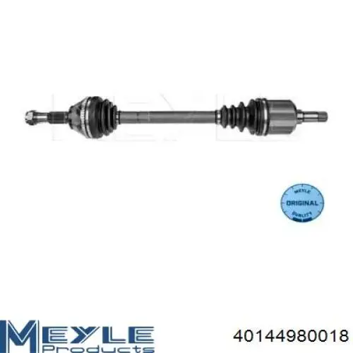 Привід передній лівий Meyle 40144980018 ціна, від 99.31 USD