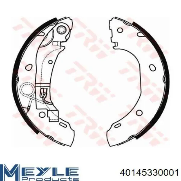 Колодки гальмові задні, барабанні Starline SBC08540 ціна, від 28.38 USD