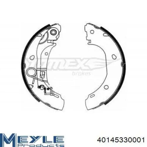 Колодки гальмові задні, барабанні GP 208472 ціна, від 28.38 USD