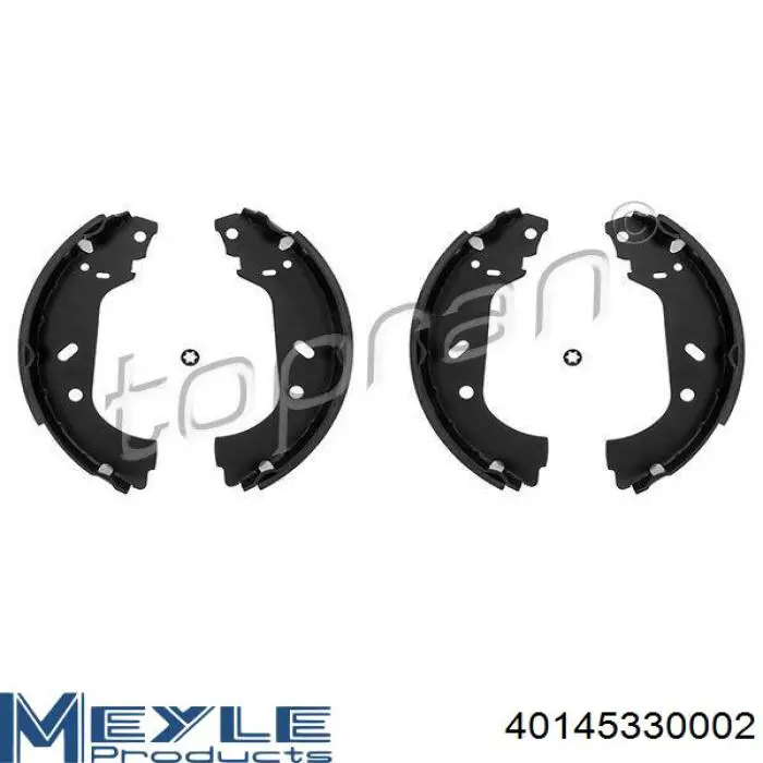 Колодки гальмові задні, барабанні 40145330002 Meyle