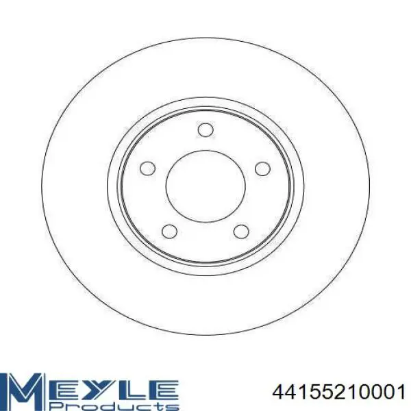 04683918AA Chrysler Гальмо дискове переднє