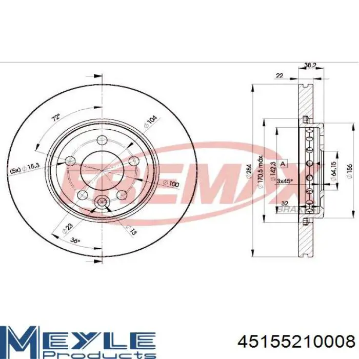 Купити 562165J Jurid/Bendix Ротор гальмівний